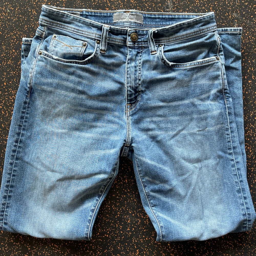 Revtown Jeans 32x30 Denim Stretch Light Wash